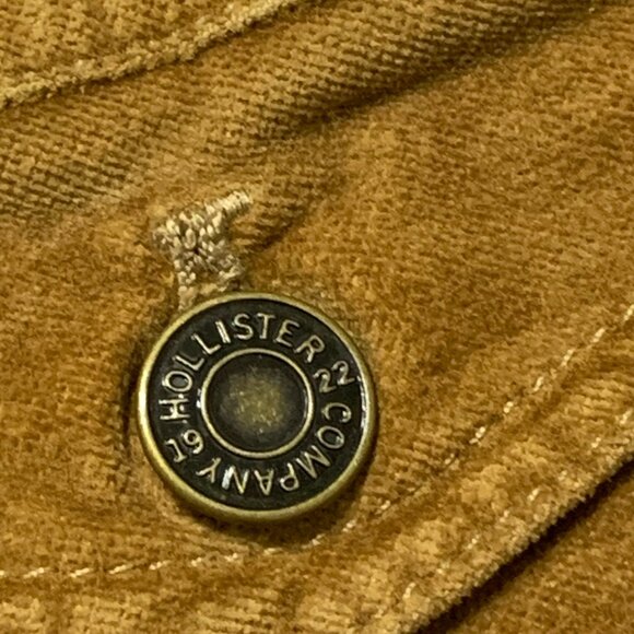 Hollister Y2K early-2000s Flare Corduroy Pants Women Size 3 Brown Low-rise - Picture 9 of 9